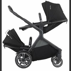 Nina Demi grow double stroller black